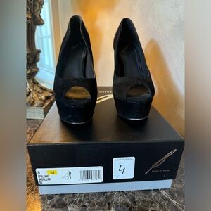 Brian Atwood - Bfblayne Bkgokd/ bk - size 8